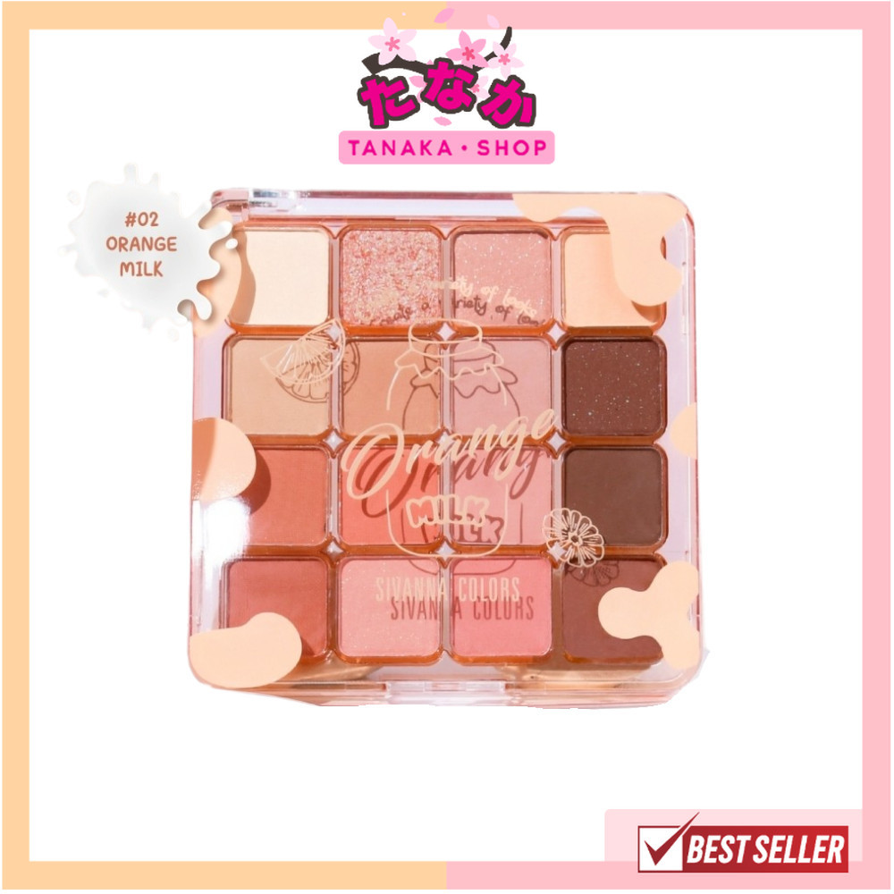 🔥แท้/ดีลสุดคุ้ม/ไลฟ์ทุกวัน🔥(1ชิ้น) HF743 Sivanna Colors Milk Eye Palatte (M)