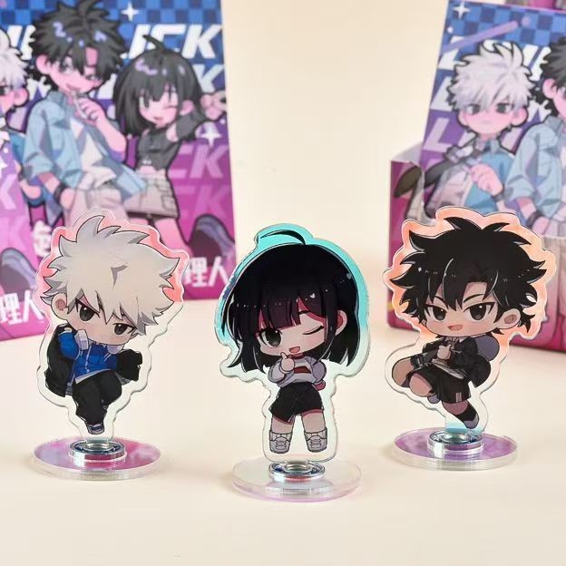 10 ชิ้น Anime Link คลิก Lucas Charles Cheng Xiaoshi Rin Vein Xavier Felix หมุนอะคริลิครูปขาตั้งแผ่นต