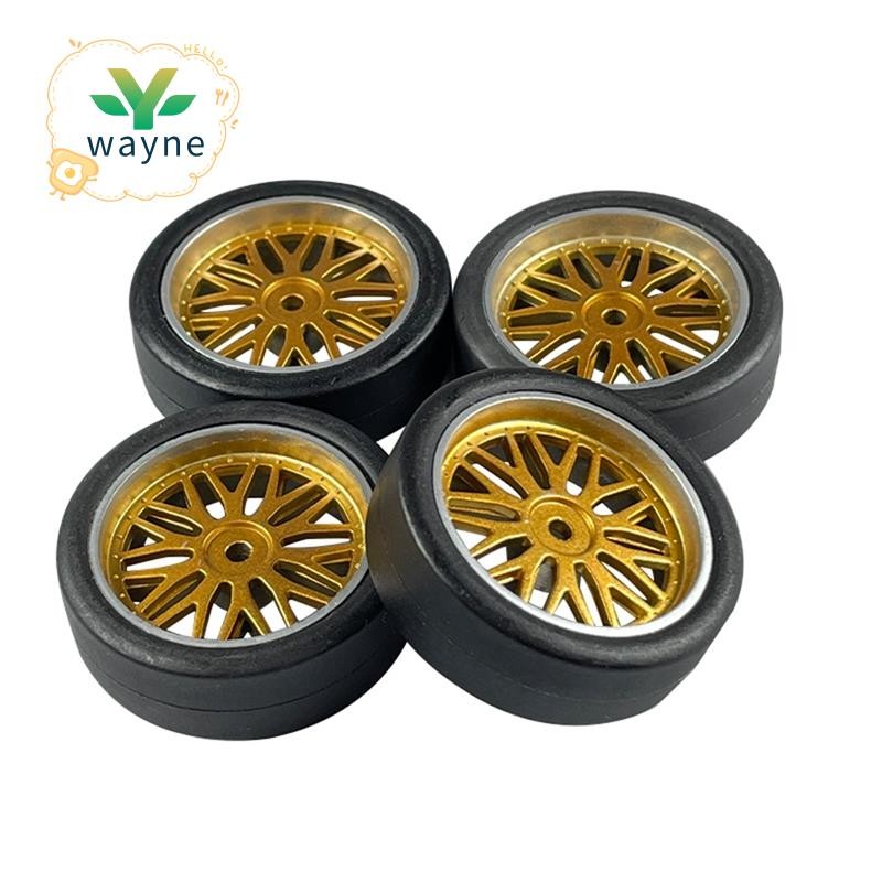 RC Drift ยางพลาสติก RC Drift ยาง 32 มม.สําหรับ LDRC AE86 1/18 อะไหล่อัพเกรดอุปกรณ์เสริม