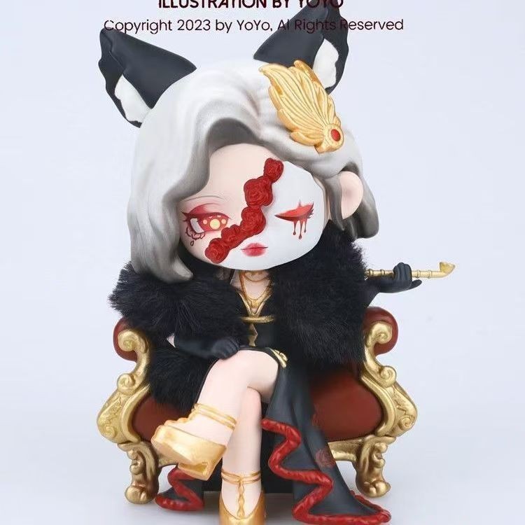 Nyota v3 ของแท้ Miro Circus Carnival Series Mystery Box ตุ๊กตาน่ารักรูปของขวัญวันหยุดเดสก์ท็อปตกแต่ง