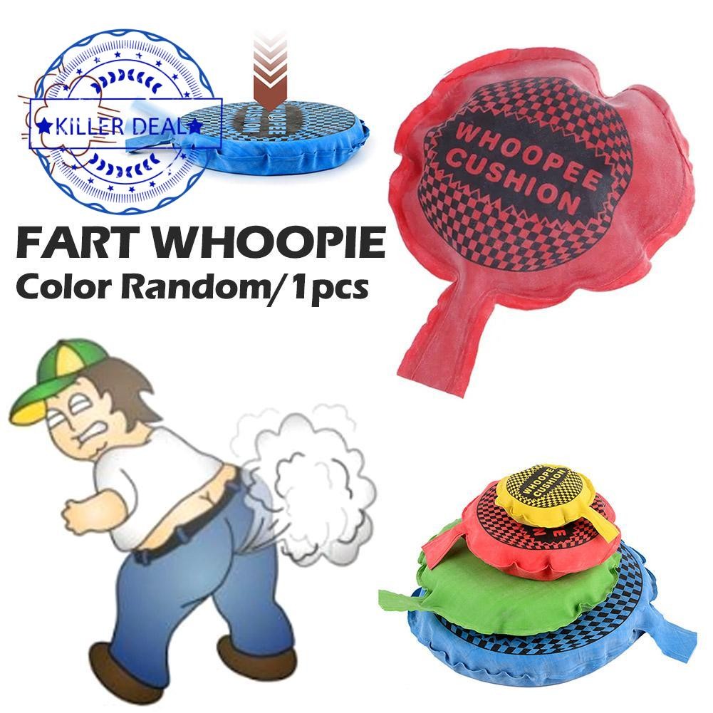 ♡โซโกร♡ ผายลม Whoopie Gag Trick Fun Prank ของเล่นเบาะสีสุ่ม U8v5  ♡โซโกร♡