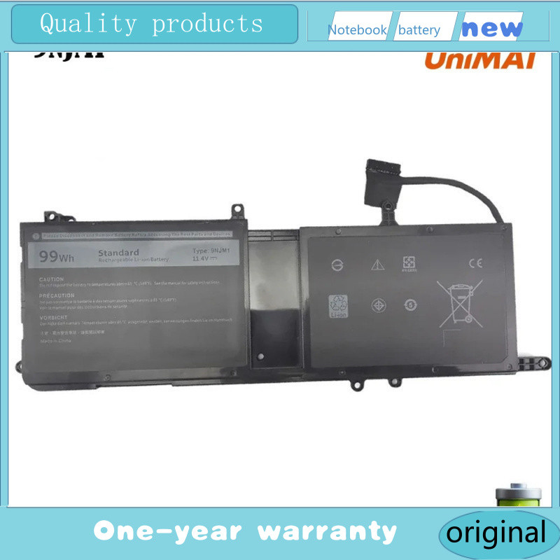 แบตเตอรี่แล็ปท็อป9NJM1สำหรับ Dell Alienware 15 R4 R3 17 R4 R5 P69F001 546FF 44T2R P31E001 P31E MG2YH