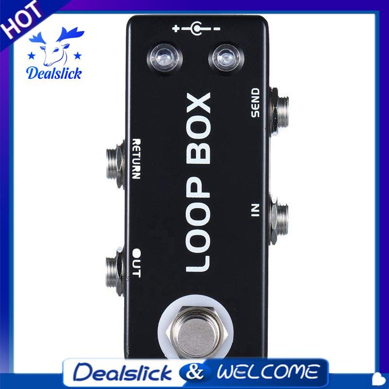 Mini Guitar Effect Pedal Loop Box Switcher Channel Selection True Bypass