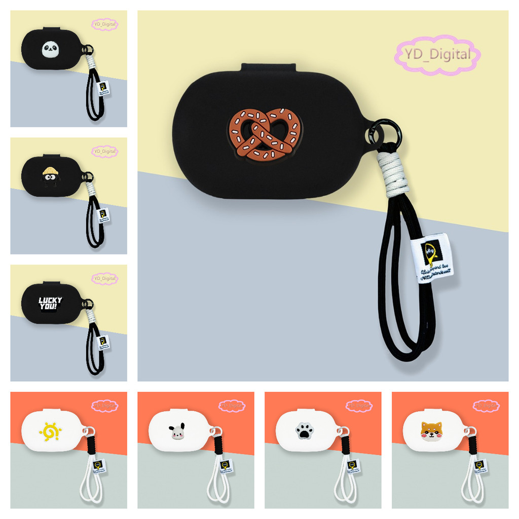 สําหรับ EDIFIER A6 Open-Ear/Comfo Flex/Comof CC หูฟังฝาครอบการ์ตูนหูฟังกันกระแทกแขนป้องกันซิลิโคน Soft Shell ชุดหูฟังผิวแหวน