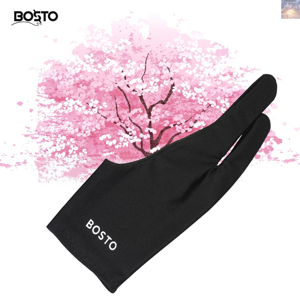 [โปรโมชั่น] BOSTO 2-Finger Free Size Drawing Cover Artist Tablet Drawing Cover สําหรับขวาและซ้ายเข้า