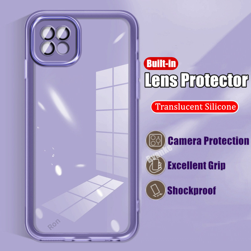 สําหรับ Samsung Galaxy Wide 5 6.6 นิ้ว SM-E426S SM-A226L เคสโทรศัพท์พร้อมเลนส์ติดตั้งล่วงหน้า Semi C