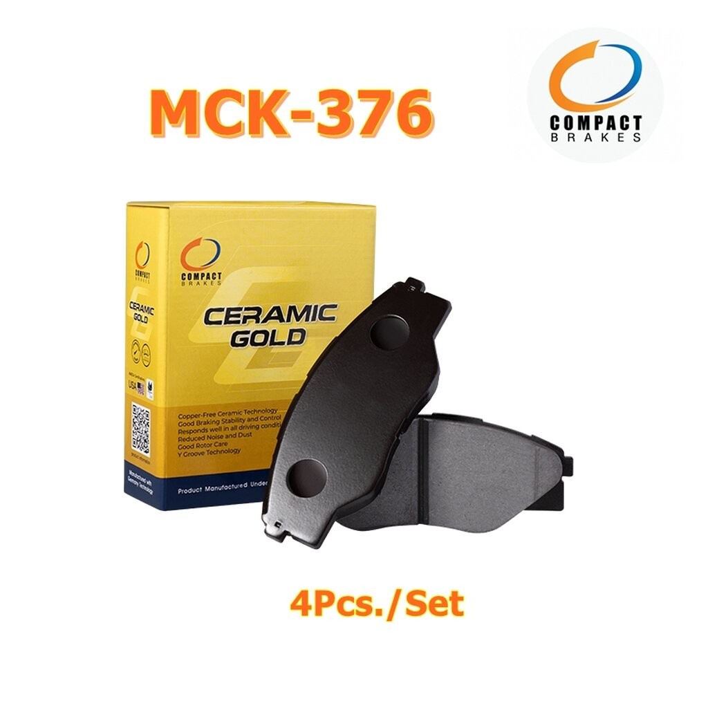 ผ้าเบรคหน้า Honda CIVIC FD 1.8 ปี 2006-2012, CIVIC ES Dimension 1.7-2.0 ปี 2000-2005, CIVIC EK ตาโต 