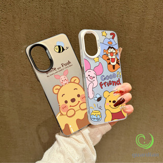 For OPPO ซองโทรศัพท์ A18 A38 A15 A15s A60 วินนี่พูห์กับพิกซี A18 A38 A3 X A15 A15S A35 A57(4G)A77 A77S(4G)