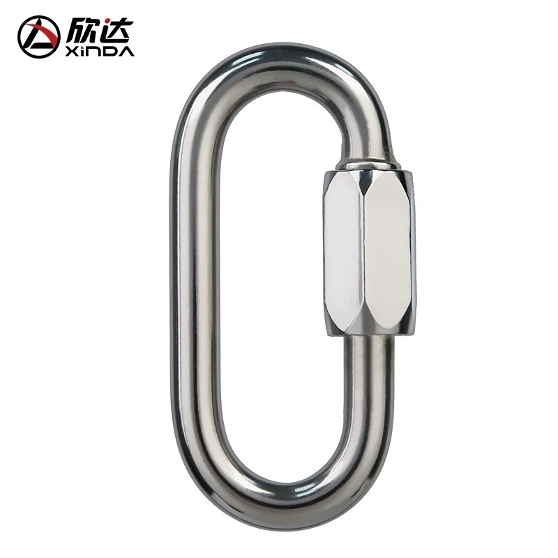 อุปกรณ์ปีนผา Xinda/xinda Merlot Lock Merlot Carabiner Outdoor Rock Climbing Master Lock สแตนเลสล็อคค