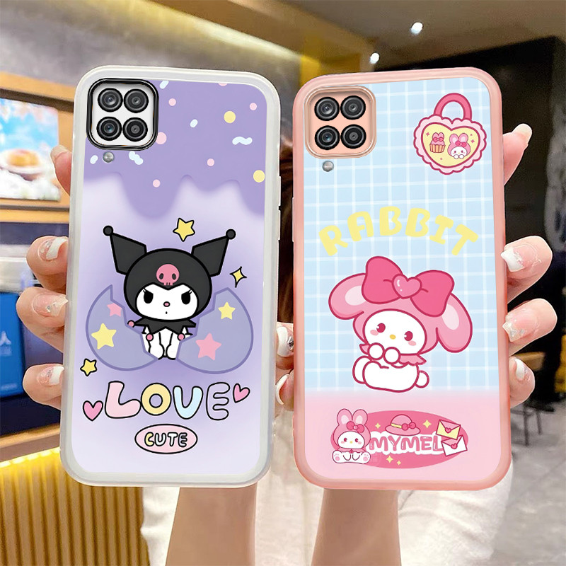 เคส Samsung a12 เคสโทรศัพท์ samsung m12 พร้อมฟิล์มกันรอยเลนส์