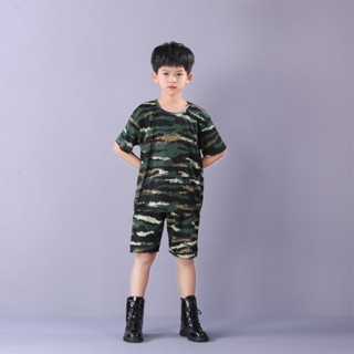 3-13 ปีชายหญิงเสื้อผ้าเด็กเด็กเย็น2ชิ้น/เซ็ต เสื้อยืด + กางเ…