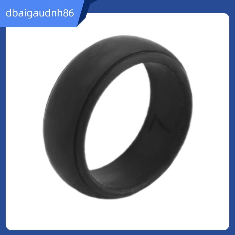 แหวนซิลิโคนสีดำสำหรับผู้ชายและผู้หญิง สวมใส่สบาย เหมาะสำหรับงานแต่งงานและการเล่นกีฬา