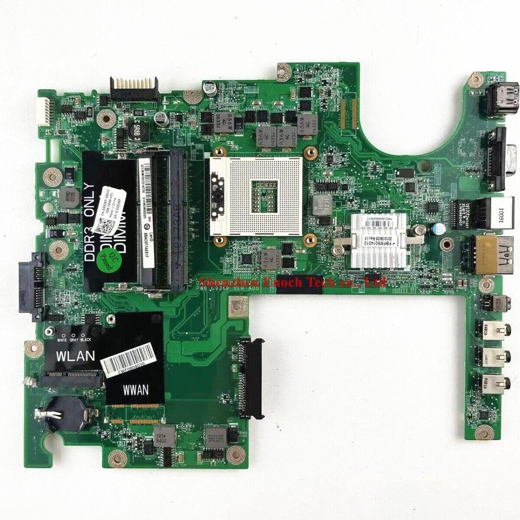 CN-0G936P Dell Studio 1558 เมนบอร์ด DAFM9BMB6D0
