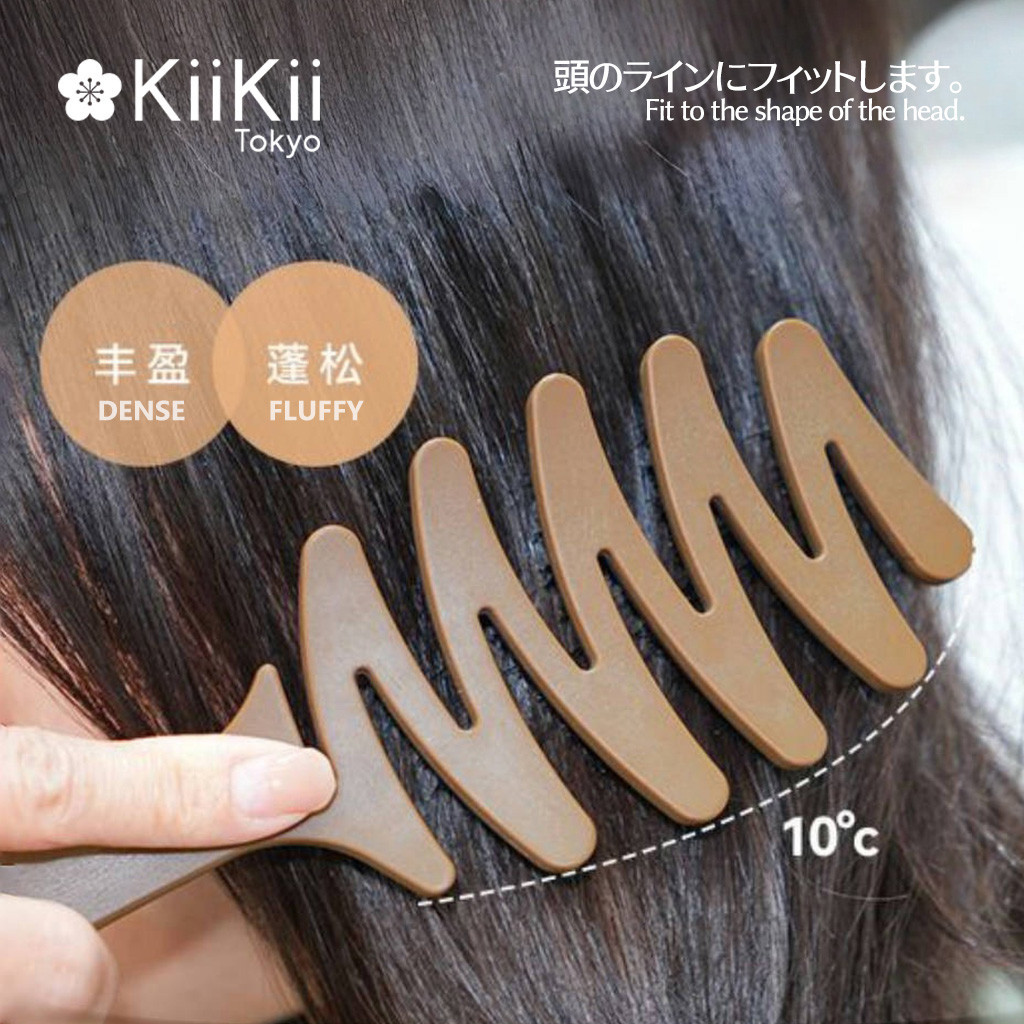 KiiKii Beauty หวีขนหมูป่า หวี หวีลดผมร่วง นวดหนังศีรษะ สำหรับนวดผม ป้องกันไฟฟ้าสถิตย์ - รูปที่ 3