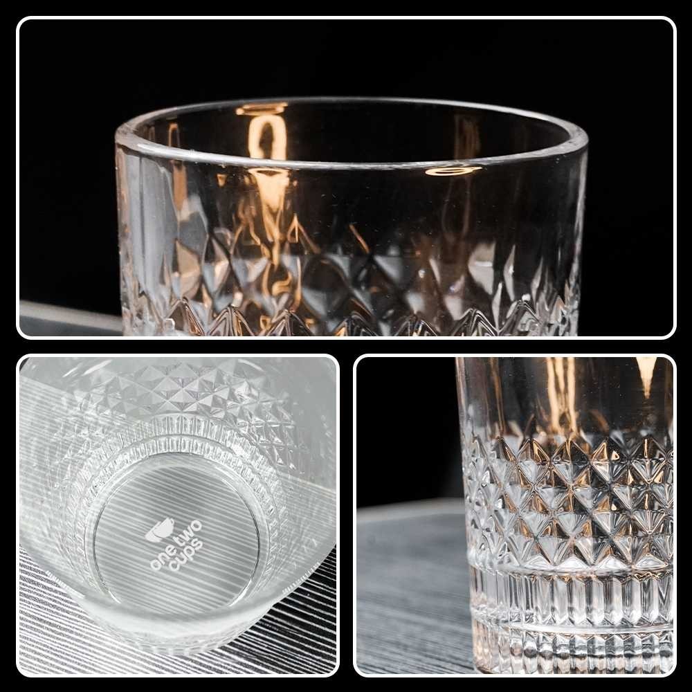 JKMLLCM Old Fashion Rock Glass Whisky Cocktail Glass 280ml - YJ10