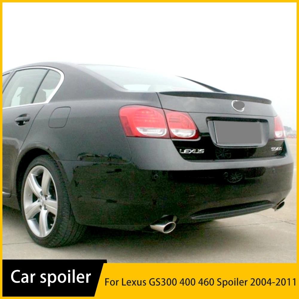 สําหรับ Lexus GS รถด้านหลัง Lip สปอยเลอร์ Trim สีดํา Carbon Tail Trunk Wing 2004 -2011 GS300 GS400 G