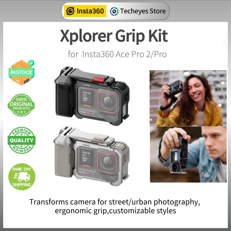 Insta360 Ace Pro 2 / Ace Pro Xpllorer Grip Kit – เหมาะสําหรับการถ่ายภาพ Vlogging & Action