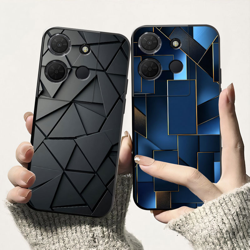 สําหรับ TCL 503 505 กรณีน่ารักการ์ตูนรูปแบบ Soft TPU ซิลิโคนปกหลังสําหรับ TCL501 T433D TCL503 502 ป้