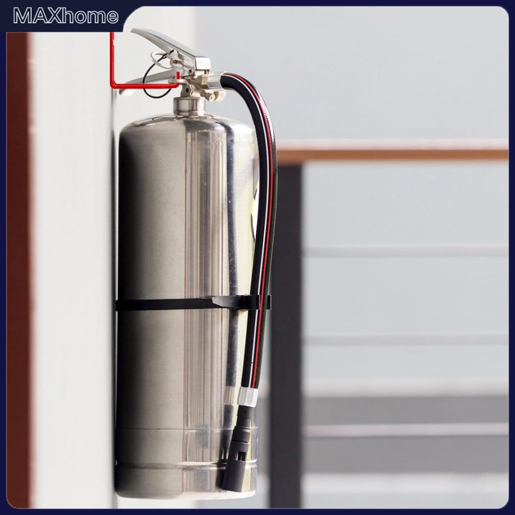 24 ชิ้น Fire Extinguisher Bracket Universal Fire Extinguisher Hook โลหะเครื่องดับเพลิง Mount Holder 