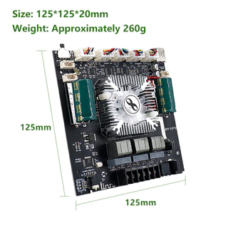 แอมป์จิ๋วbluetooth ZK HT21 2G 3G 2*160W TDA7498E พัดลมระบายความร้อนในตัว ซับวูฟเฟอร์เครื่องขยายเสียง ระบบ 2.1ch AUX USB