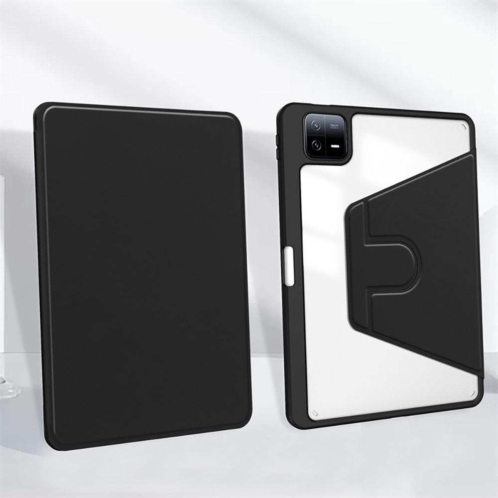 เคส ปรับองศาได้360 องศา For Xiaomi Redmi Pad 2 2025 Pad SE 8.7 11 Pad Pro 12.1 Pad 5 6 7 Pro หลังโปร่งใส มีช่องใส่ปากกา - รูปที่ 6