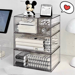 ลิ้นชักพลาสติกขนาดเล็ก ลิ้นชักเล็ก กล่องใส่ของ ที่จัดโต๊ะ มี…