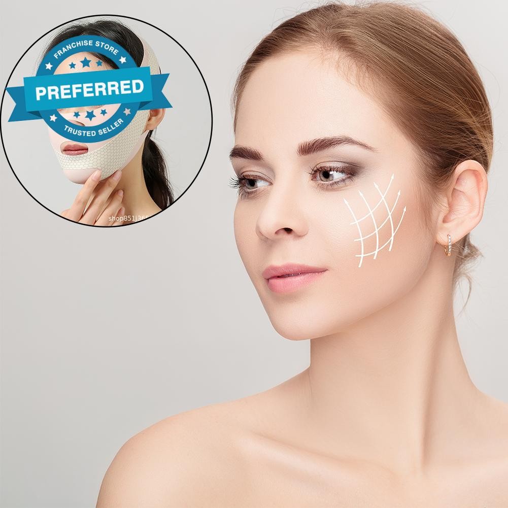 Face V Shape Face Lifting Bandage Belt Tape Facial V Mask Strap Breathable Smooth Up Shape Y6y5