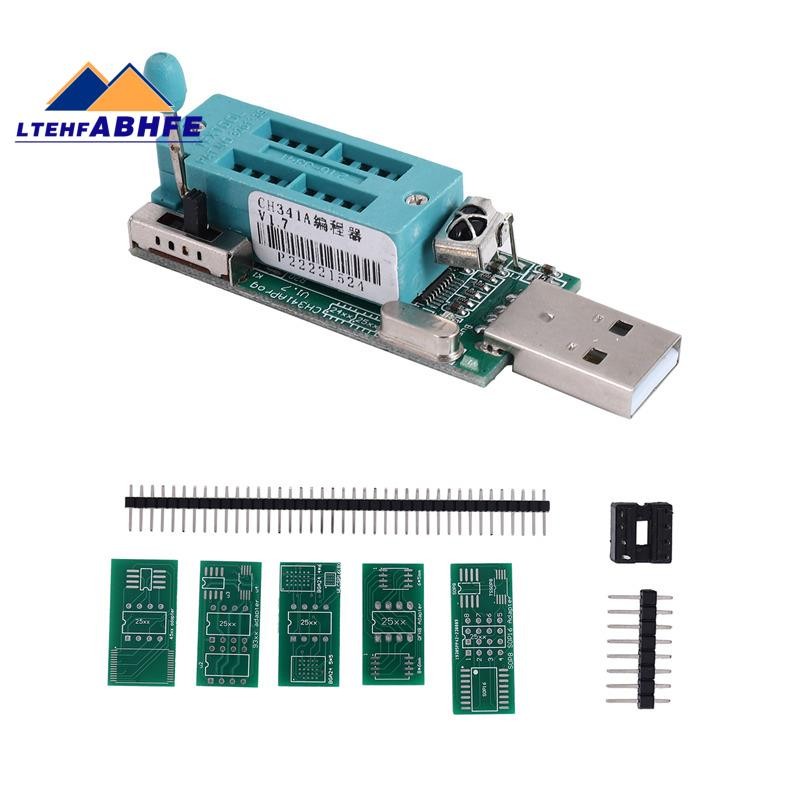 [ขายร้อน L]1 ชิ้นโลหะ Ch341A โปรแกรมเมอร์ V1.7 1.8V W25Q64Fw W25Q128Fw อะไหล่