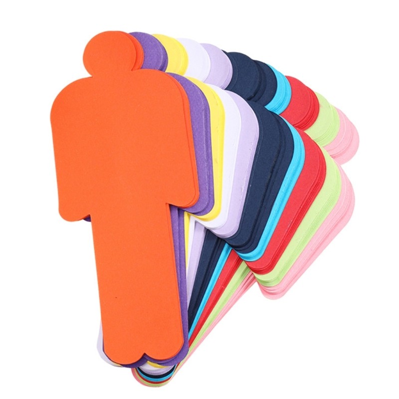 RR 120 ชิ้น Human Presentation การ์ดชุดการ์ดดัชนีสีสําหรับนักเรียนครู