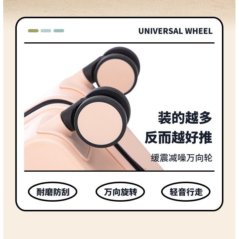 Deailgor Crayon Shin-Chan กระเป๋าเดินทางรถเข็นกว้าง Boarding รหัสผ่านกระเป๋าเดินทางของขวัญนักศึกษาวิทยาลัย - รูปที่ 4