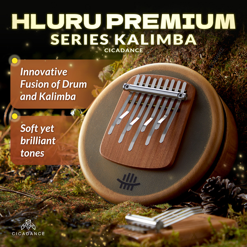 Hluru Kalimba คาลิมบ้ามินิ 5/9 คีย์ เสียงบำบัด เรียนรู้ง่าย เหมาะสำหรับเล่นสมาธิที่บ้าน