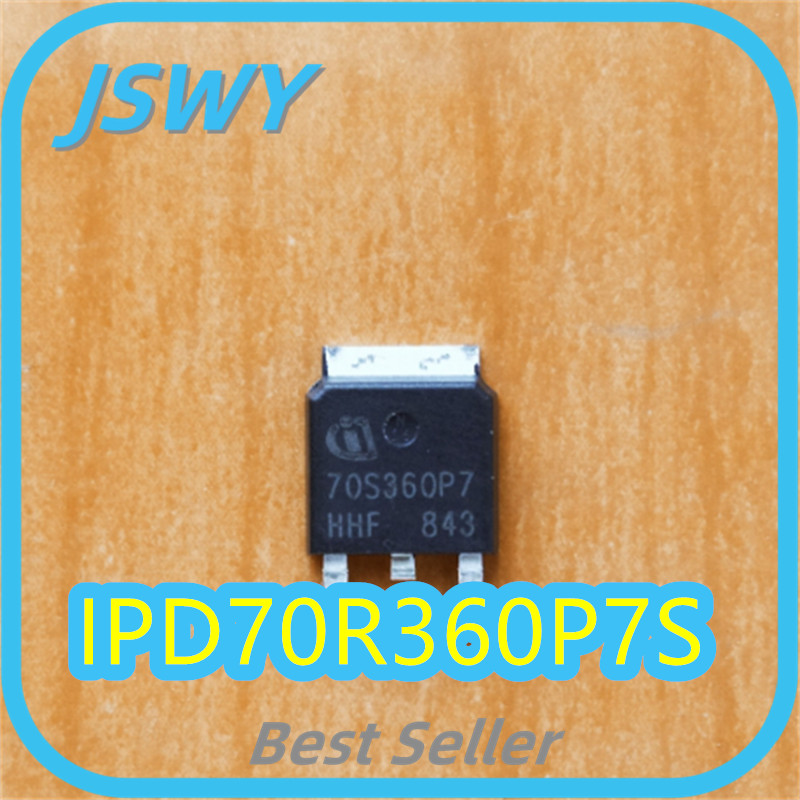 (5/25 ชิ้น) IPD70R360P7S 70R360P7 N-channel MOSFET 700V 12.5A 360mΩ TO-252 เดิม