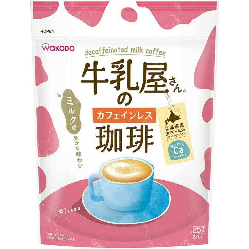 Wakodo Milk Shop Cafeine-free Coffee 280g Bag