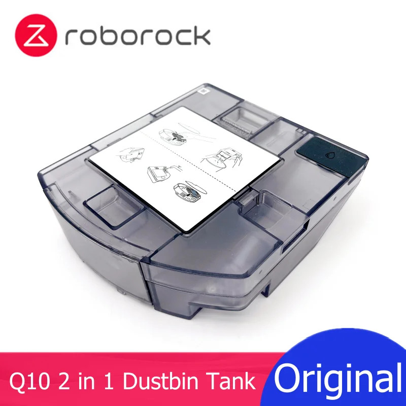 Roborock Dustbin ใหม่สําหรับ Q10 VF (+) Q10 PF+ Q10 S5 (+) Q10 X5 (+) กล่องฝุ่นหุ่นยนต์เครื่องดูดฝุ่