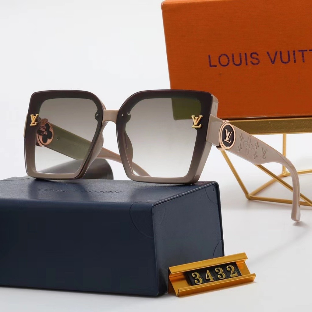 LV Square Classic Frame Sunglasses UV400 Protection for Men and Women - Model YW