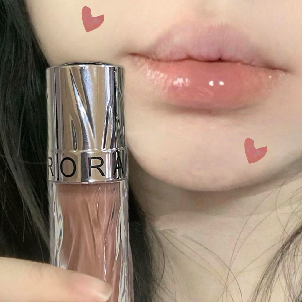 Almond Milk Coffee Gloss Lip Glaze Moisturizing Waterproof Lip Gloss Lasting Liquid ลิปสติก Lip Tint เกาหลีแต่งหน้า