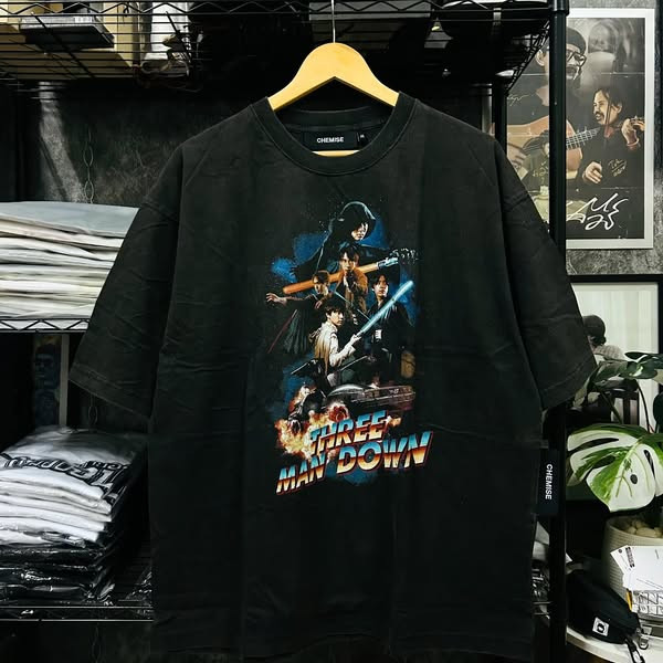 เสื้อ THREEMANDOWN x CHEMISE “ WISH MY CAR COULD FLY “ CAPSULE COLLECTION  สตาร์ วอร์ส S-5XL