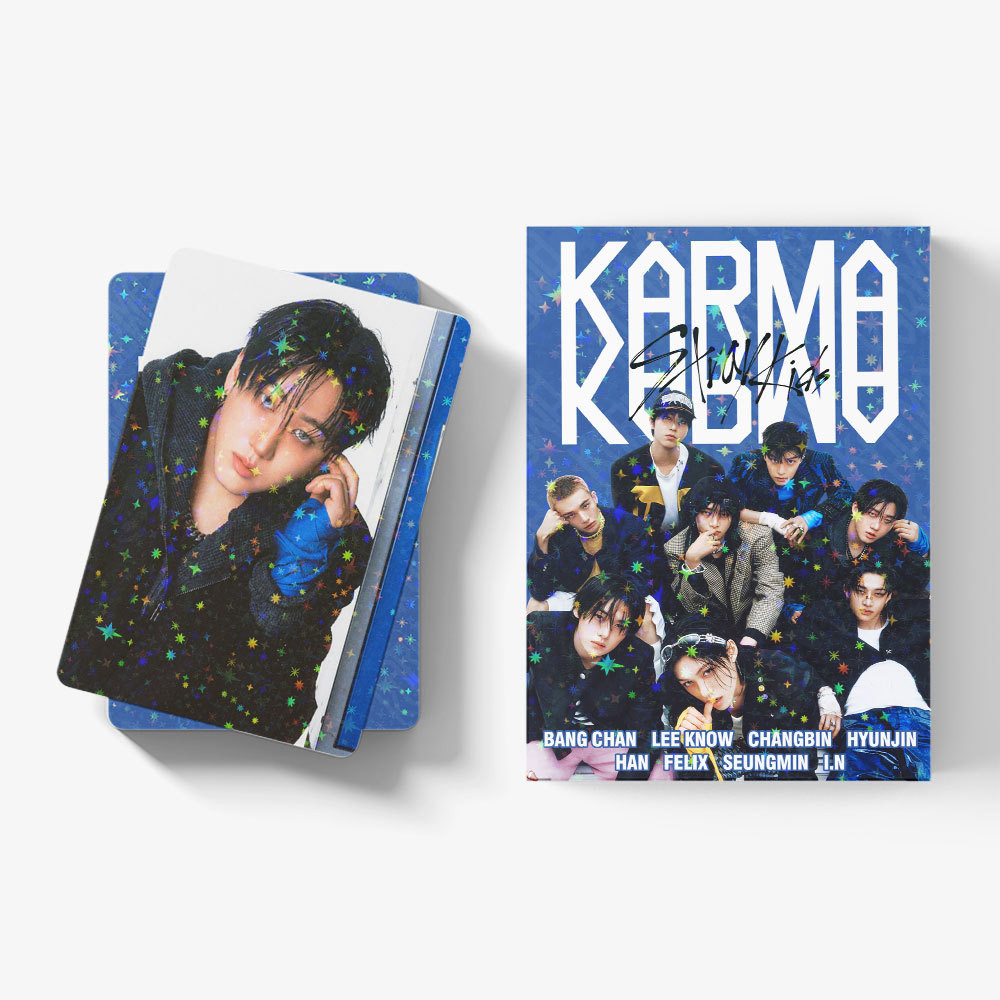 45 ชิ้น KARMA STRAY KIDS Star Holographic การ์ด Lomo Permisson to Dance Love Language Photocards EN 