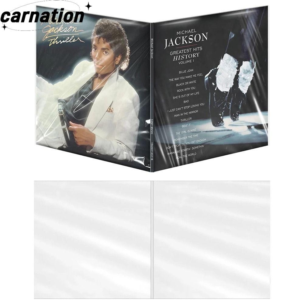 CARNATION Vinyl Records Sleeve, Resealable หนา Gatefold Outer LP Sleeve, บันทึกป้องกันบันทึก 12 นิ้ว