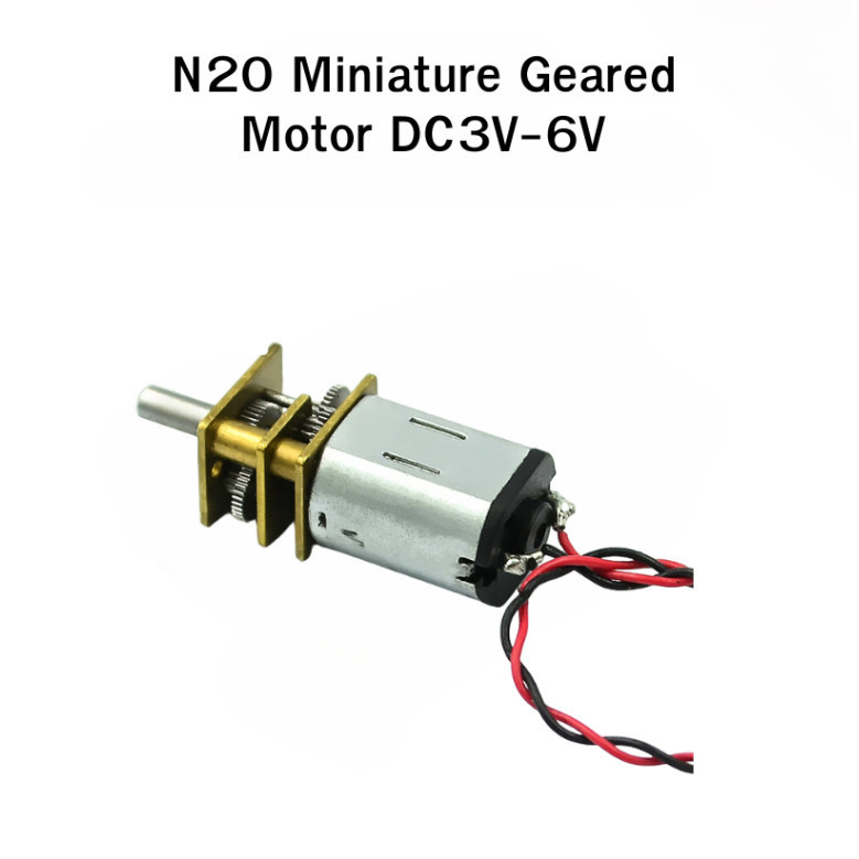 N20 Miniature Geared Motor DC3V-6V DC Motor Pure Steel Metal Gear Reducer [Teardown]