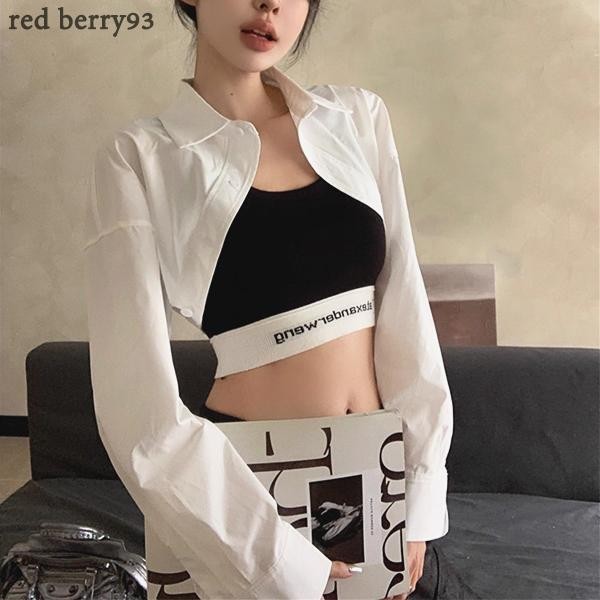 Red Berryเสื้อกันแดดสั้น 2025 ฤดูใบไม้ผลิใหม่สาวเสื้อบางW415 ราคา ถูกที่สุด ดีลบีเคเค