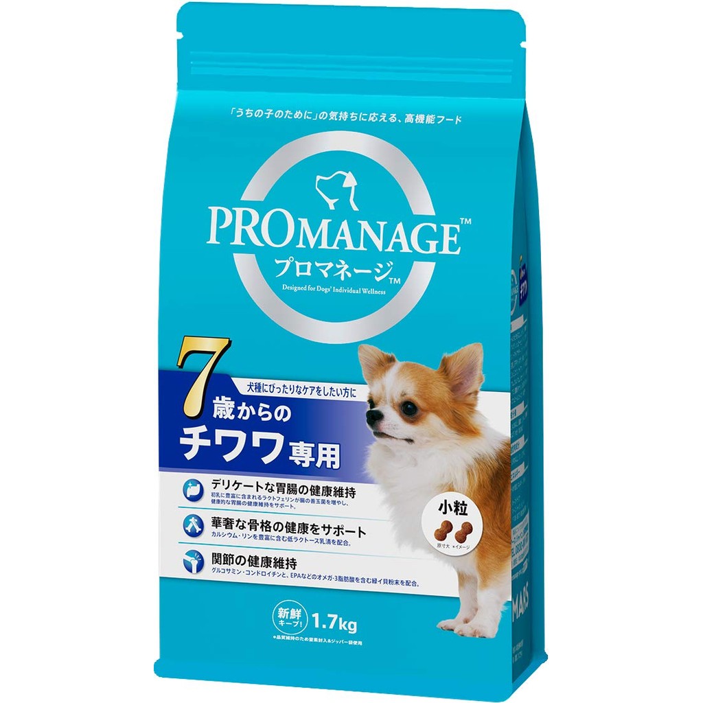 Promanage Dog Food for 7+ Years Chihuahua Senior Dogs 1.7kg (x1)
