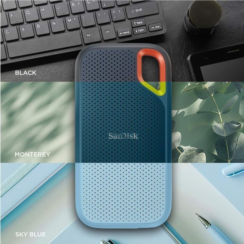 SANDISK Extreme external SSD 1TB (1050MB) Monterey TypeC USB3.2 Gen2 Portable SSD SDSSDE61-1T00-G25B
