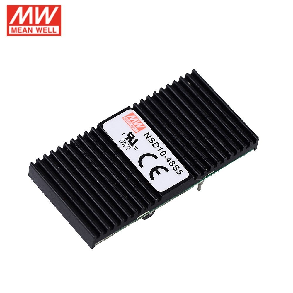 ✢MEAN WELL NSD10-48S3 DC-DC Regulated Converter 22-72VDC to 3.3V DC 2.5A 8.25W Converter Switching P