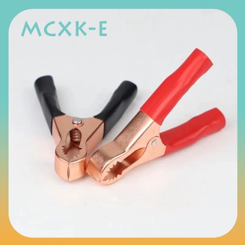 2ชิ้นจระเข้คลิป50กสีแดงสีดํา80มิลลิเมตรจระเข้รถคาราวานรถตู้แบตเตอรี่ทดสอบตะกั่วคลิปที่ดีที่สุดโปรโมชั่นเชื่อมต่อ