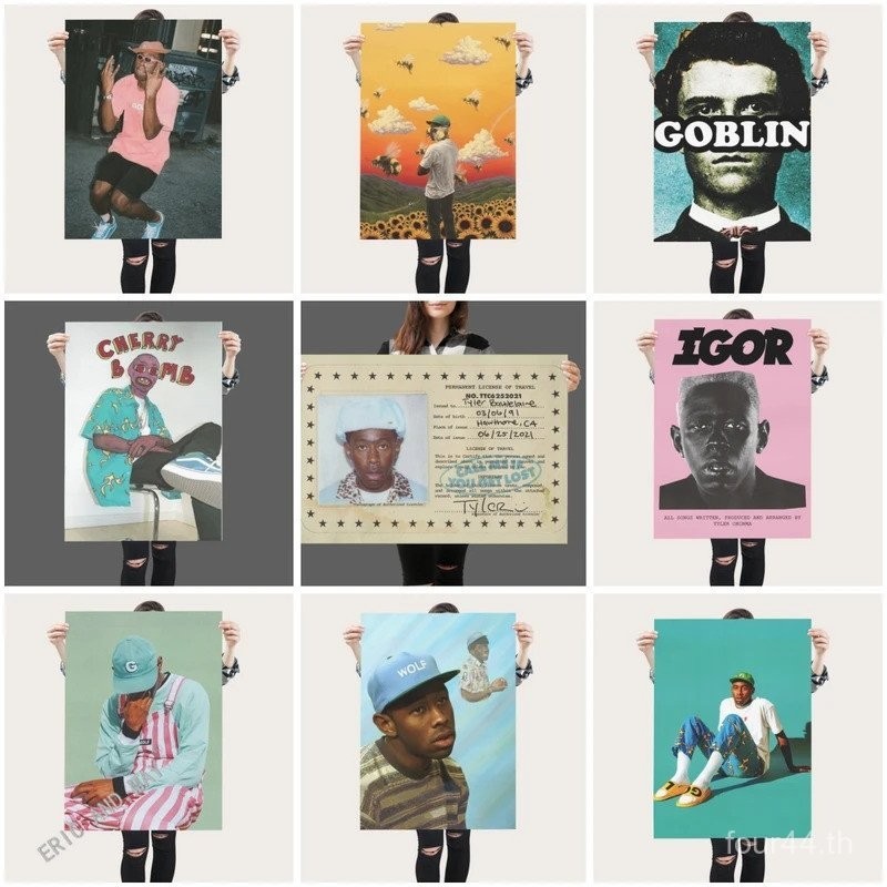 Tyler The Creator Hit Music Album โปสเตอร์ American Popular rapper Tyler GREGORY okonma Life รูปภาพตกแต่งบ้านของขวัญโปสเตอร์