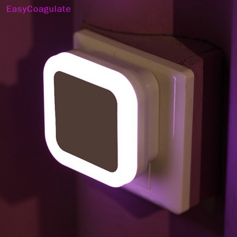 Eas ไฟ LED อัตโนมัติเซ็นเซอร์เหนี่ยวนําควบคุมห้องนอนไฟกลางคืนโคมไฟเตียง US Plug Ate