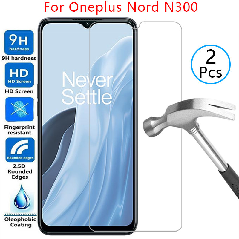 กระจกนิรภัยป้องกันหน้าจอสําหรับ oneplus north n300 5g ฝาครอบบวก one plus nordn300 n 300 300n m m300 