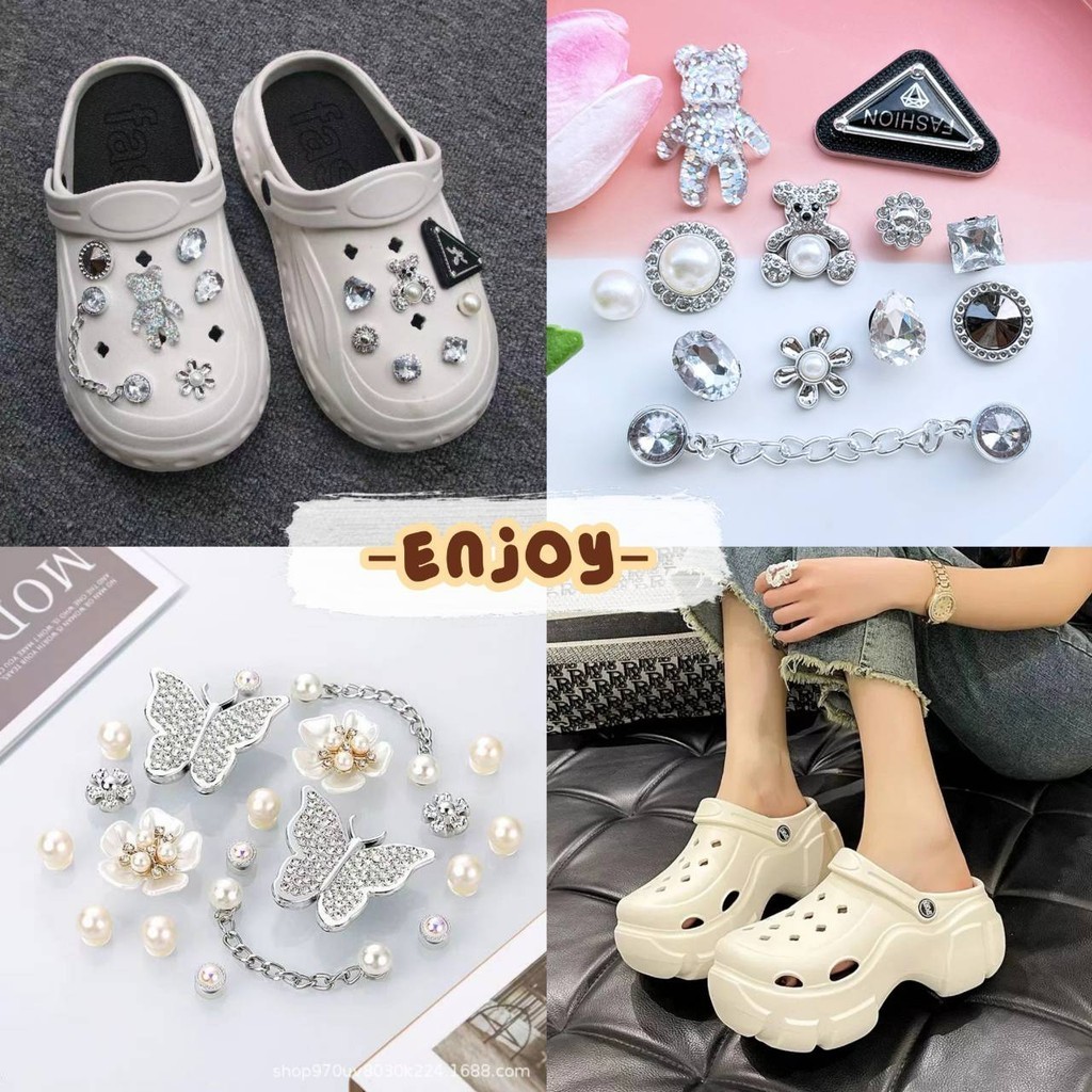 EnJoy พร้อมส่ง (DOLL-1) จิ๊บบิทตัวติดรองเท้ามีรู (กรุณาอ่านก่อนสั่ง) มีหลากหลายให้เลือก ส่งจากไทย