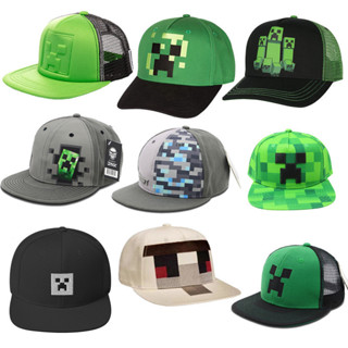 Minecraft หมวกเบสบอล Steve creeper Sun Hat peaked CAP Childr…